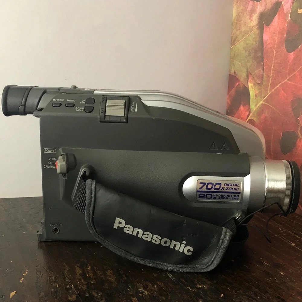 Broken Panasonic Silver Camcorder- For Part